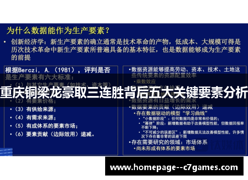 重庆铜梁龙豪取三连胜背后五大关键要素分析